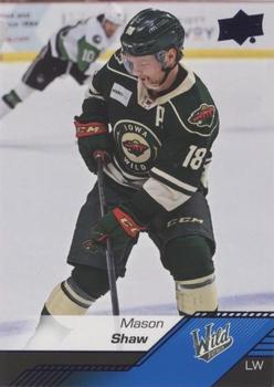 2022-23 Upper Deck AHL - Blue #98 Mason Shaw Front