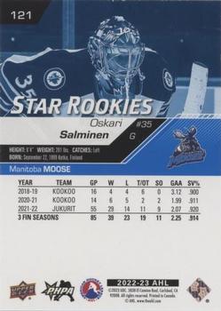 2022-23 Upper Deck AHL - Blue #121 Oskari Salminen Back