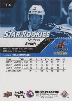 2022-23 Upper Deck AHL - Blue #124 Nathan Smith Back