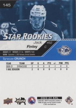 2022-23 Upper Deck AHL - Blue #145 Jack Finley Back