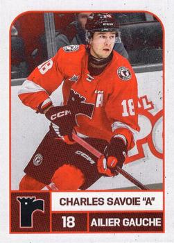 2023-24 Quebec Remparts (QMJHL) #NNO Charles Savoie Front