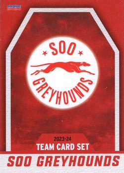 2023-24 Choice Sault Ste. Marie Greyhounds (OHL) #NNO Header Card Front