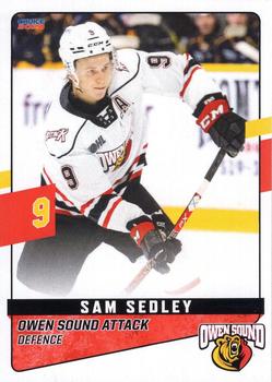 2023-24 Choice Owen Sound Attack (OHL) #05 Sam Sedley Front