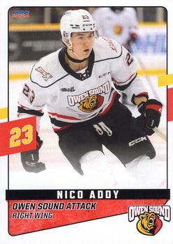 2023-24 Choice Owen Sound Attack (OHL) #14 Nico Addy Front