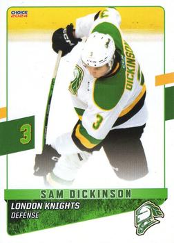 2023-24 Choice London Knights (OHL) #08 Sam Dickinson Front