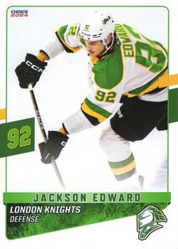 2023-24 Choice London Knights (OHL) #09 Jackson Edward Front