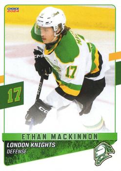 2023-24 Choice London Knights (OHL) #16 Ethan MacKinnon Front