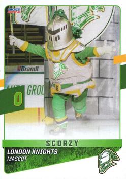 2023-24 Choice London Knights (OHL) #25 Scorzy Front