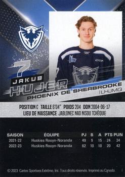 2023-24 Extreme Sherbrooke Phoenix (QMJHL) #NNO Jakub Hujer Back