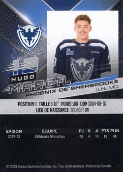 2023-24 Extreme Sherbrooke Phoenix (QMJHL) #NNO Hugo Marcil Back