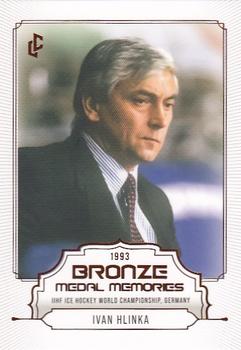 2023 Legendary Cards Bronze Medal Memories 1993 - Red #24 Ivan Hlinka Front