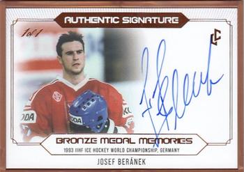 2023 Legendary Cards Bronze Medal Memories 1993 - Authentic Signature Bronze Frame #AS-23 Josef Beranek Front