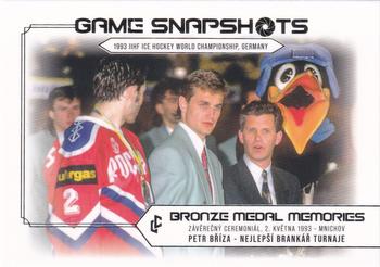 2023 Legendary Cards Bronze Medal Memories 1993 - Game Snapshots Platinum #GS-04 Petr Briza Front
