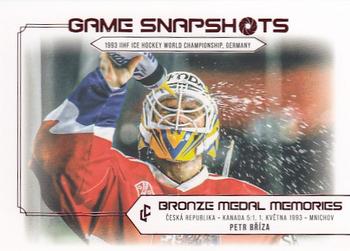 2023 Legendary Cards Bronze Medal Memories 1993 - Game Snapshots Red #GS-07 Petr Briza Front