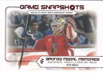 2023 Legendary Cards Bronze Medal Memories 1993 - Game Snapshots Red #GS-08 Petr Briza Front