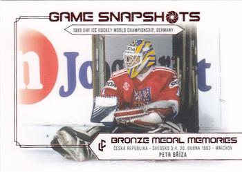 2023 Legendary Cards Bronze Medal Memories 1993 - Game Snapshots Red #GS-09 Petr Briza Front
