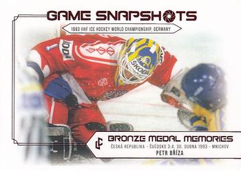 2023 Legendary Cards Bronze Medal Memories 1993 - Game Snapshots Red #GS-10 Petr Briza Front
