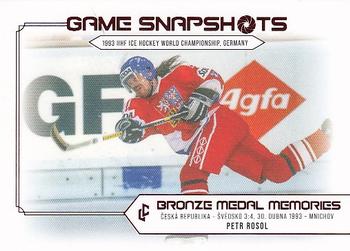 2023 Legendary Cards Bronze Medal Memories 1993 - Game Snapshots Red #GS-14 Petr Rosol Front