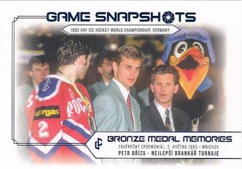 2023 Legendary Cards Bronze Medal Memories 1993 - Game Snapshots Blue #GS-04 Petr Briza Front