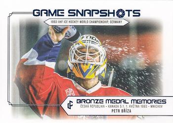 2023 Legendary Cards Bronze Medal Memories 1993 - Game Snapshots Blue #GS-07 Petr Briza Front