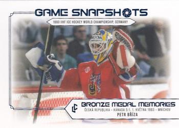 2023 Legendary Cards Bronze Medal Memories 1993 - Game Snapshots Blue #GS-08 Petr Briza Front