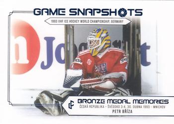 2023 Legendary Cards Bronze Medal Memories 1993 - Game Snapshots Blue #GS-09 Petr Briza Front