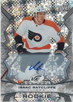 2022-23 Upper Deck Ice - Autographs White Snowflake #128 Isaac Ratcliffe Front