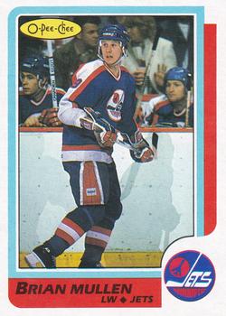 1986-87 O-Pee-Chee - Blank Back #38 Brian Mullen Front