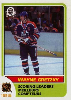 1986-87 O-Pee-Chee - Blank Back #260 Wayne Gretzky Front