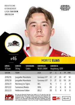 2023-24 Playercards (DEL) #017 Moritz Elias Back