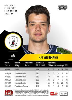 2023-24 Playercards (DEL) #029 Kai Wissmann Back