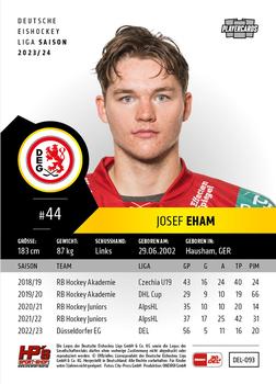 2023-24 Playercards (DEL) #093 Josef Eham Back