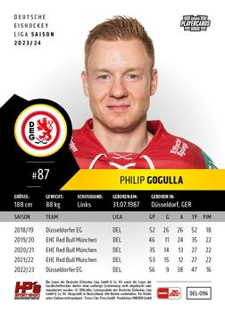 2023-24 Playercards (DEL) #096 Philip Gogulla Back