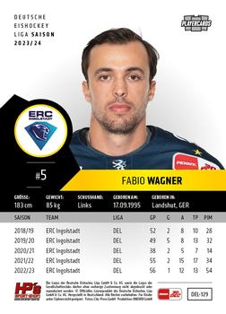 2023-24 Playercards (DEL) #129 Fabio Wagner Back