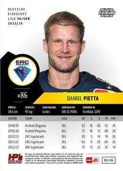 2023-24 Playercards (DEL) #146 Daniel Pietta Back