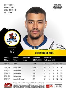 2023-24 Playercards (DEL) #159 Colin Ugbekile Back