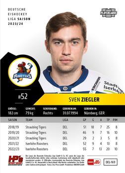 2023-24 Playercards (DEL) #169 Sven Ziegler Back