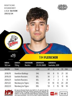 2023-24 Playercards (DEL) #263 Tim Fleischer Back