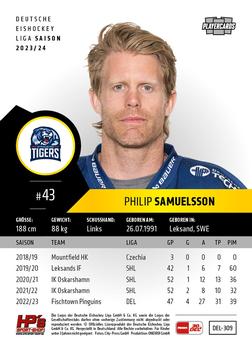 2023-24 Playercards (DEL) #309 Philip Samuelsson Back