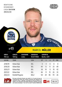 2023-24 Playercards (DEL) #321 Marcel Müller Back