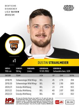 2023-24 Playercards (DEL) #326 Dustin Strahlmeier Back