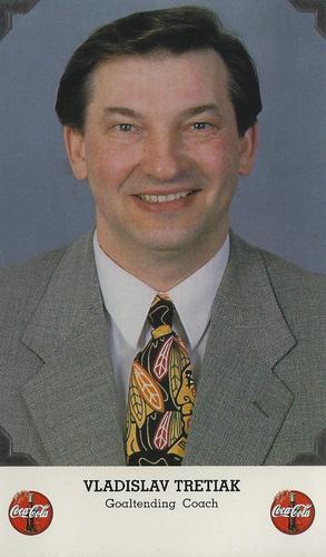 1999-00 Coca-Cola Chicago Blackhawks #NNO Vladislav Tretiak Front