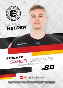 2023-24 Playercards (DEL) - Silberhelden #DEL-SH12 Samuel Soramies Back