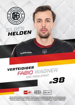2023-24 Playercards (DEL) - Silberhelden #DEL-SH17 Fabio Wagner Back