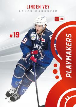 2023-24 Playercards (DEL) - Playmakers #DEL-PM09 Linden Vey Front