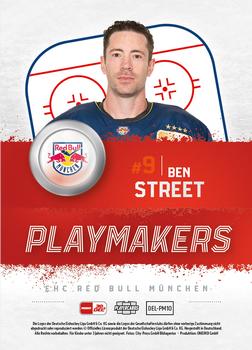 2023-24 Playercards (DEL) - Playmakers #DEL-PM10 Ben Street Back