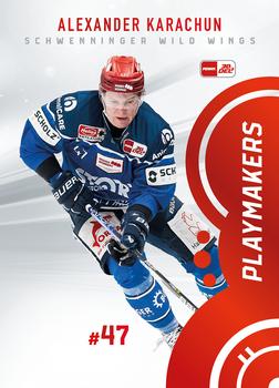 2023-24 Playercards (DEL) - Playmakers #DEL-PM12 Alexander Karachun Front