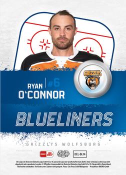 2023-24 Playercards (DEL) - Blueliners #DEL-BL14 Ryan O'Connor Back