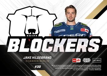 2023-24 Playercards (DEL) - Blockers #DEL-BK02 Jake Hildebrand Back