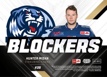 2023-24 Playercards (DEL) - Blockers #DEL-BK13 Hunter Miska Back